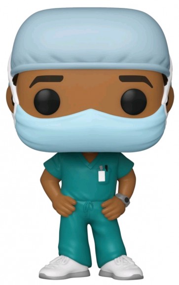 Pop! Heroes - Front Line Worker Male #2 Green Pop! Vinyl