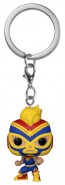 Captain Marvel - Luchadore Captain Marvel Pocket Pop! Keychain