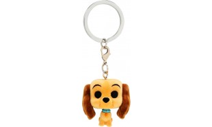 Lady and the Tramp - Lady Flocked US Exclusive Pocket Pop! Keychain