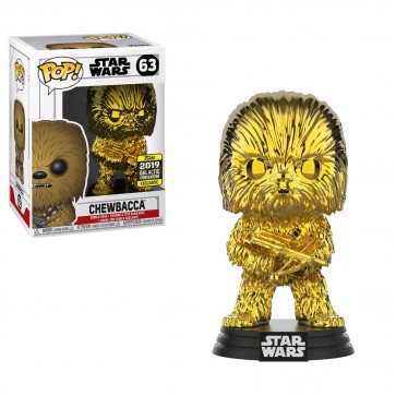 Star Wars - Chewbacca Goldd Chrome SW19  Pop! Vinyl