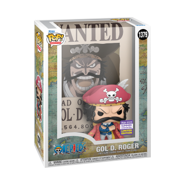 One Piece - Gol D Rogers Wanted Pop! Cover Vinyl SDCC 2023