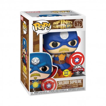 Infinity Warps - Soldier Supreme Glow US Exclusive Pop! Vinyl