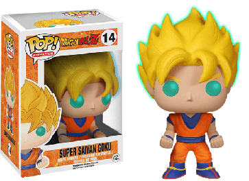 Dragon Ball Z - Glow Super Saiyan Goku Pop! Vinyl Figure