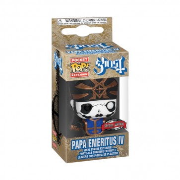 Ghost - Papa Emeritus IV Metallic US Exclusive Pocket Pop! Keychain