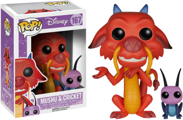 Mulan - Mushu & Cricket Pop! Vinyl Figure