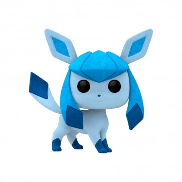 Pokemon - Glaceon US Exclusive Flocked Pop!