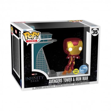 Avengers: Age of Ultron - Avengers Tower & IronMan US Exclusive Glow Pop! Town