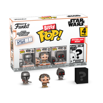 Star Wars: The Mandalorian - Din Djarin Bitty Pop! 4-Pack