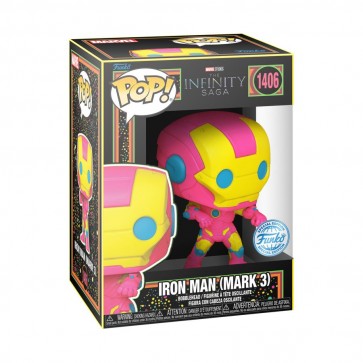 Marvel Comics - Iron Man MkIII (Infinity Saga) US Exclusive Black Light Pop! Vinyl