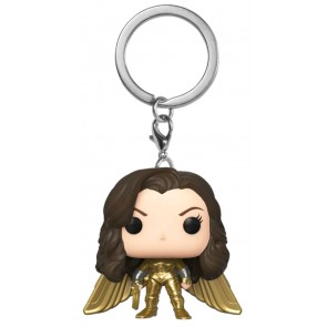 Wonder Woman: 1984 - Wonder Woman Gold No Helmet Pocket Pop! Keychain