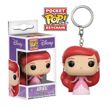 Little Mermaid - Ariel with Gown Pocket Pop! Keychain