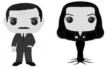 Addams Family - Morticia and Gomez Black & White US Exclusive Pop! Vinyl 2-pack