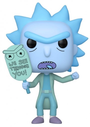 Rick and Morty - Hologram Rick (See You) Glow US Exclusive Pop! Vinyl