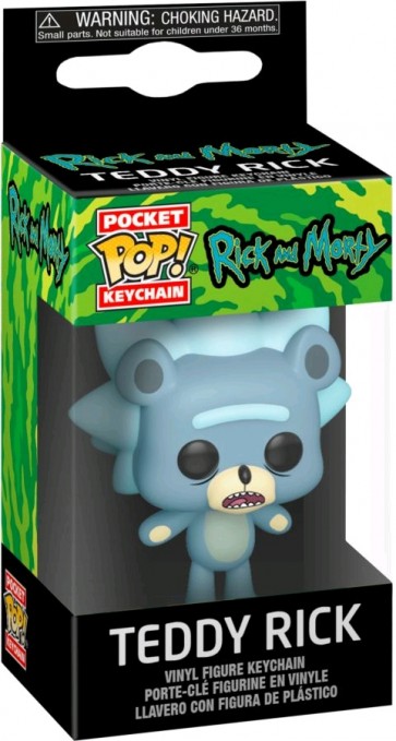 Rick and Morty - Teddy Rick Pocket Pop! Keychain