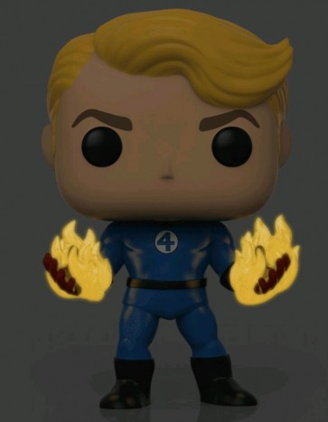 Fantastic Four - Human Torch Suited Glow Specialty series Exclusive Pop! Vinyl