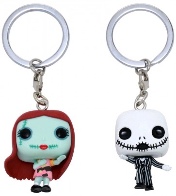 The Nightmare Before Christmas - Jack & Sally US Exclusive Pocket Pop! Keychain 2-Pack