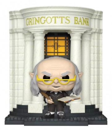 Harry Potter - Gringotts Head Goblin with Gringotts Bank Diagon Alley Pop! Deluxe