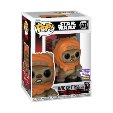 Star Wars - Wicket with Slingshot Pop! Vinyl SDCC 2023