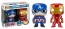 Captain America 3: Civil War - Iron Man & Captain America Pop! Vinyl Figures 2 Pack