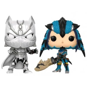 Marvel vs Capcom - Black Panther & Monster Hunter Pop! Vinyl 2-pack