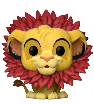 The Lion King - Simba (leaf mane) Flocked US Exclusive Pop! Vinyl