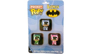 Batman - Pink, Green & Blue Pocket Pop! 3 Pack