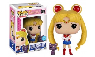Sailor Moon - Sailor Moon & Luna Glitter Pop! Vinyl