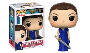 Wonder Woman - Wonder Woman Blue Dress with Sword US Exclusive Pop! Vinyl
