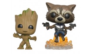 Guardians of the Galaxy: Vol. 2 - Groot & Rocket US Exclusive Pop! Vinyl 2-Pack