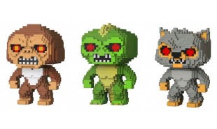 Rampage - George, Lizzie & Ralph 8-bit US Exclusive Pop! Vinyl 3-pack