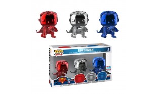 Superman - Superman Chrome NYCC 2018 Exclusive Pop! Vinyl 3-pack