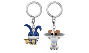 Secret Life of Pets 2 - Max & Snowball US Exclusive Pocket Pop! Keychain 2-pack