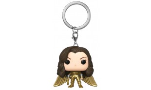 Wonder Woman: 1984 - Wonder Woman Gold No Helmet Pocket Pop! Keychain