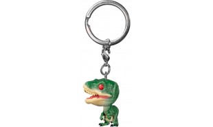 Jurassic Park - Velociraptor Red Eyes US Exclusive Pocket Pop! Keychain