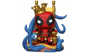Deadpool - King Deadpool on Throne Metallic US Exclusive Pop! Deluxe