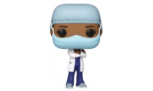Pop! Heroes - Front Line Worker Female #2 Purple Pop! Vinyl