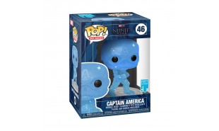 Avengers - Captain America Infinity Saga Blue (Artist) Pop! Vinyl with Protector