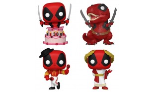 Deadpool - 30th Anniversary US Exclusive Pop! Vinyl 4-pack