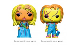 Child's Play 4: Bride of Chucky - Chucky & Tiffany Black Light US Exclusive Pop! 2-Pack
