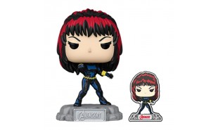 Avengers 60th Anninversary - Black Widow (with Pin) US Exclusive Pop! Vinyl