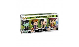 Disney: Villains -  US Exclusive Glow Pop! Vinyl 4-Pack