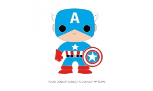 Captain America - Captain America 4" Pop! Enamel Pin