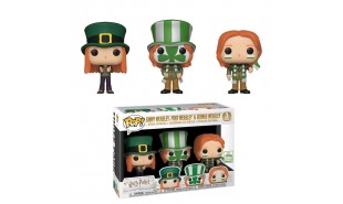Harry Potter - Ginny, Fred & George Weasley World Cup Pop! Vinyl 3-Pack ECCC 2019