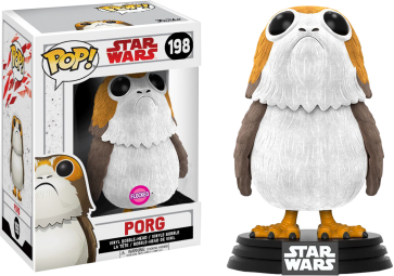 Star Wars - Porg Episode VIII The Last Jedi Flocked Pop! Vinyl