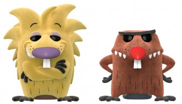 Angry Beavers - Norbert and Daggett Flocked US Exclusive Pop! Vinyl 2-pack