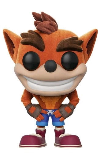 Crash Bandicoot - Crash Bandicoot Flocked US Exclusive Pop! Vinyl