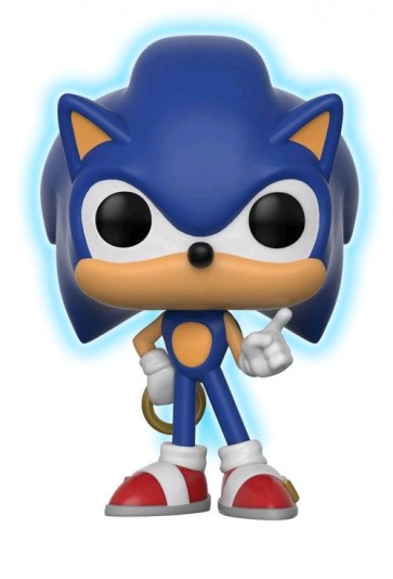 Sonic the Hedgehog - Sonic with Ring Glow US Exclusive Pop! Vinyl