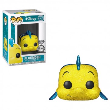 The Little Mermaid - Flounder Diamond Glitter Specialty Series Exclusive Pop! Vinyl