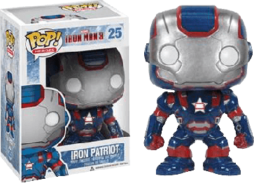 Iron Man 3 - Iron Patriot Pop! Vinyl Figure