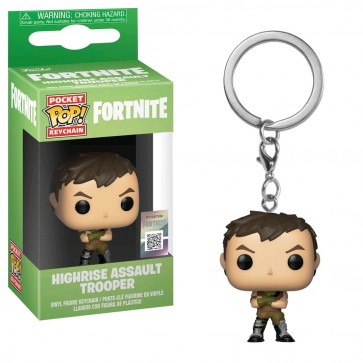 Fortnite - Highrise Assault Trooper Pocket Pop! Keychain